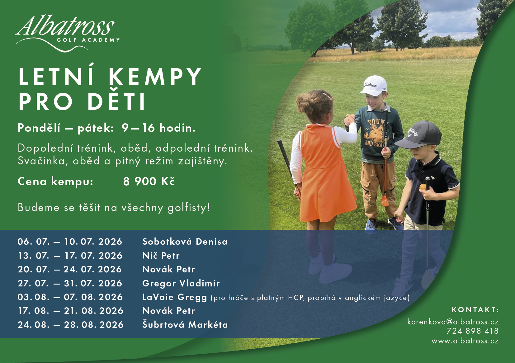 Letni kempy 2025 letak